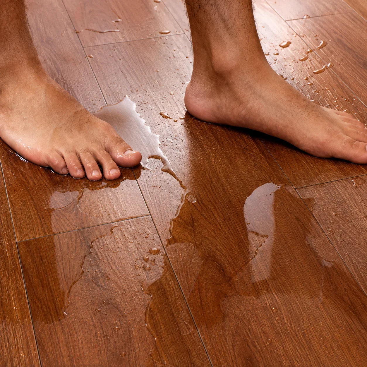Wasserdichter Holzboden – Verwandeln Sie Ihren Raum in nur 30 Minuten – (60 cm × 15 cm)