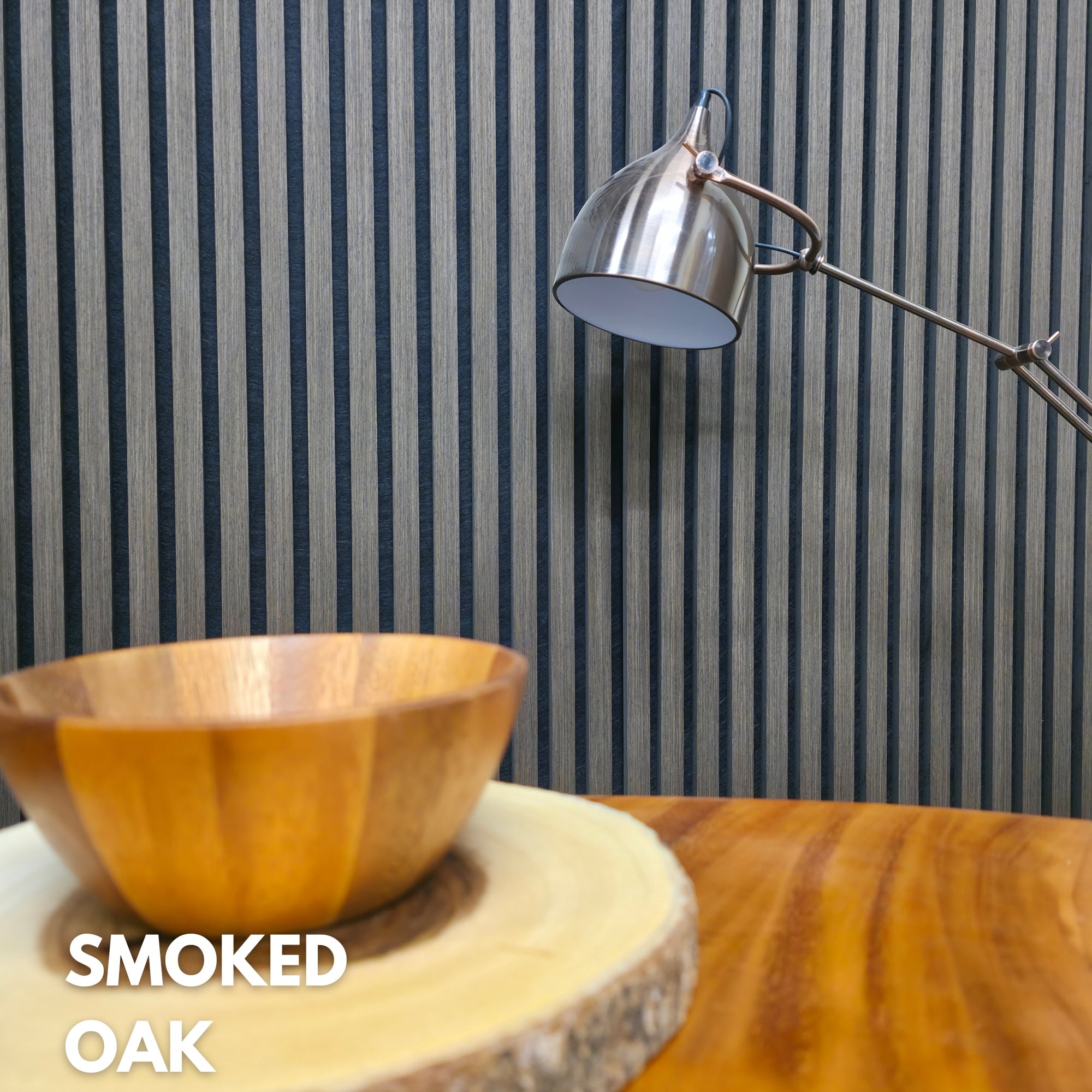 Premium Acoustic Slatted Wall Panel (Multiple Colours)